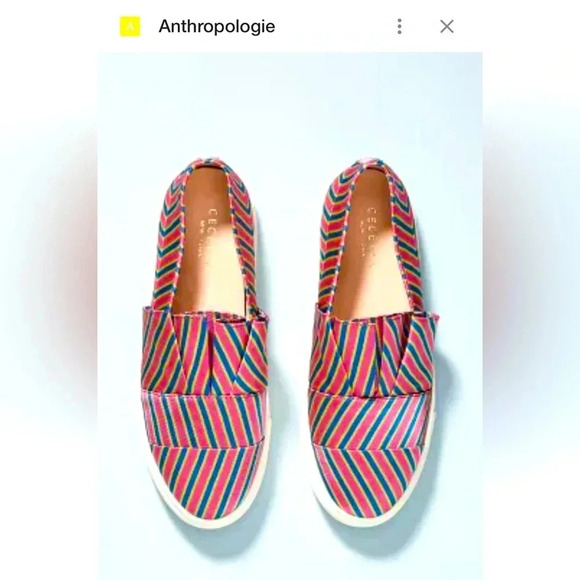 GUC Cecelia Anthropologie sneakers. Size 8. Colorful pink, blue and green shoe - Picture 1 of 11